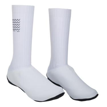Imagem de YKYWBIKE Capas de sapatos de ciclismo para homens e mulheres, capas de sapatos de bicicleta reutilizáveis, galochas de chuva para mountain road bike ciclismo sapatos, capa de sapato impermeável para