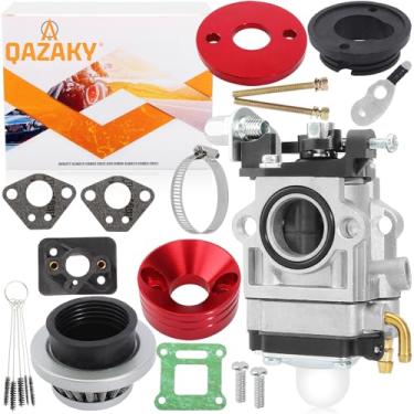 Imagem de QAZAKY 15 mm Carburador Junta Filtro de Ar Entrada Manifold Pipe Adaptador de Liga para 2 tempos Motor 33cc 43cc 47cc 49cc 50cc 52cc Pit Dirt Pocket Mini Bike ATV Scooter Chopper Quad Moped Go Kart