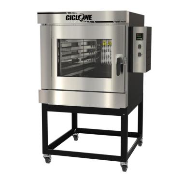 Imagem de Forno Turbo Elétrico Venâncio Ciclone 5 Esteiras Interior Inox Exterior Aço Carbono Trifásico 220V Ftce5