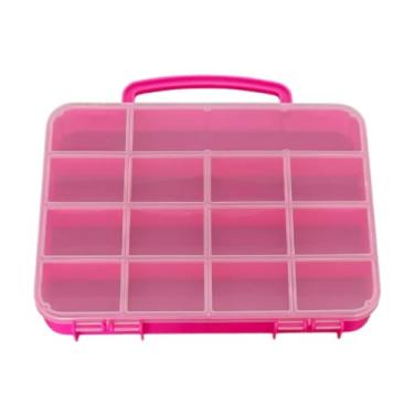 Imagem de Caixa Organizadora Maleta plástica(Rosa Pink)