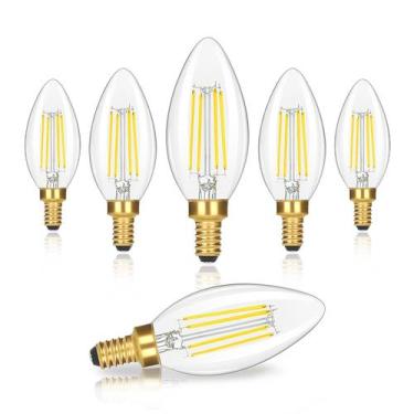 Imagem de Lâmpadas LED GoBright Dimmable E12 Candelabra 6W 5000K