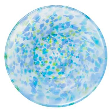 Imagem de Prato de vidro feito à mão de 10 cm - Prato pequeno japonês para joias, molho, aperitivos ou exibição - inspirado na natureza, feito no Japão (1, Mizumari)