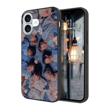Imagem de WWDIYHOUSE Capa compatível com iPhone 17, capa à prova de choque de TPU macio com design exclusivo e legal para homens/mulheres/meninos/meninos (Fashion-BTS-2)