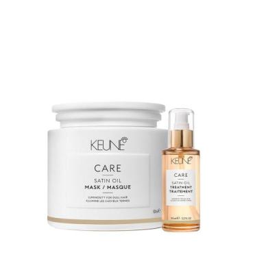 Imagem de Kit Keune Care Satin Oil Máscara e Óleo de Tratamento (2 Produtos)