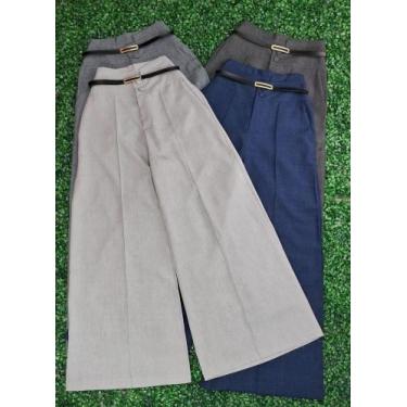 Imagem de Calça Pantalona de Linho 8302 - Doutoras Modas, Preto, P