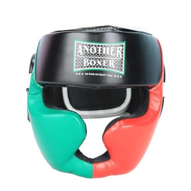 Imagem de rockible Chapo de boxe para o capacete de boxe para crianças confortável ajustável e equipamento de lacramento acolchoado equipamento de cabeça para kickboxing, L