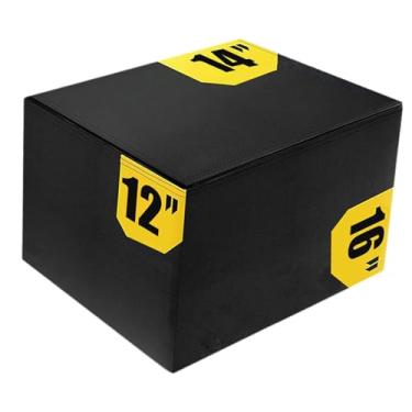 Imagem de Colaxi Caixa de salto pliométrico portátil, multiuso, equipamento de exercício de salto para treinamento de condicionamento físico em academias, Style B