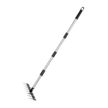 Imagem de ＡＷＨＡＯ Ancinho para Ervas Daninhas, Arrancador de Ervas Daninhas, Ferramenta Manual para Remoção de Ervas Daninhas com Cabo Removível, Enxada de Jardim, Style B, Tamanho real