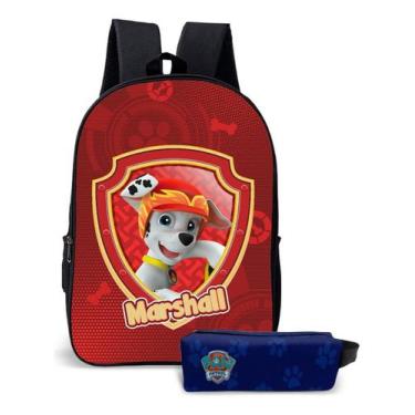 Imagem de Mochila Escolar Com Estojo Infantil Patrulha Canina  - Use Thuco, Mars