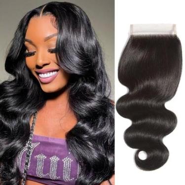 Imagem de Fecho frontal de renda Smoothair Body Wave 45 cm 150% de densidade