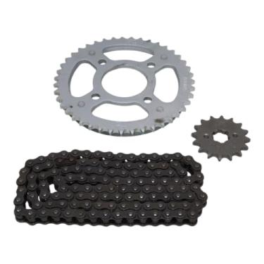 Imagem de Kit Relação Coroa Corrente Pinhão CG Titan Fan 150 2004 A 2015 Importado