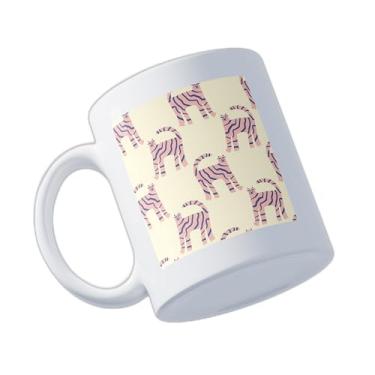 Imagem de Caneca Xícara de Café Porcelana 300ml com Desenho Infantil Groovy Boho