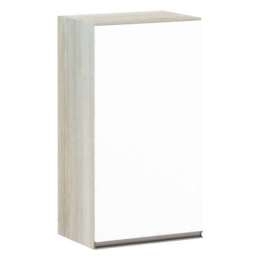 Imagem de Armário 40cm 1 Porta Luci Legno Crema C/Branco Polar