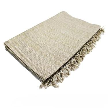 Imagem de Manta de Algodão Grande para Sofá Casal King 3,00X1,80M Grande 2,40X1,80m Pop pequena 2,20X1,50M sua casa(M.pop 2,10m x 1,40m cara.mescl)