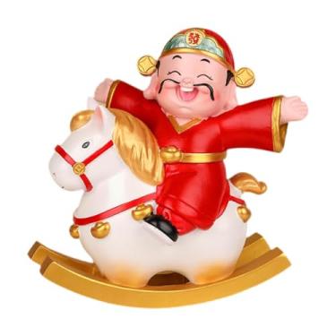 Imagem de KiBcsLic Miniatura de Cavalo em Resina, Escultura de Mesa, Enfeite para Estante, Decoração de Festa, B