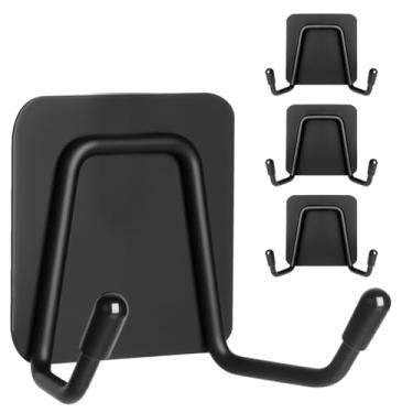 Imagem de Ganchos de ventosa para chuveiro, banheiro, cozinha, porta de vidro, espelho, azulejo – bucha, toalha, casaco, suporte de gancho de roupão de banho para pendurar até 13,6 kg – à prova d'água e à prova