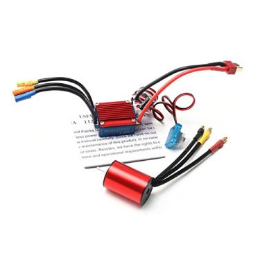 Imagem de LUGU Motor sem escova S2435 4800KV 4P sem sensor 25A sem escova ESC controlador de velocidade elétrico para caminhão de carro 1/16 1/18 RC