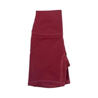 Imagem de Shorts De Yoga Femininos De Cintura Alta, Ajuste Slim, Levanta O Bumbu