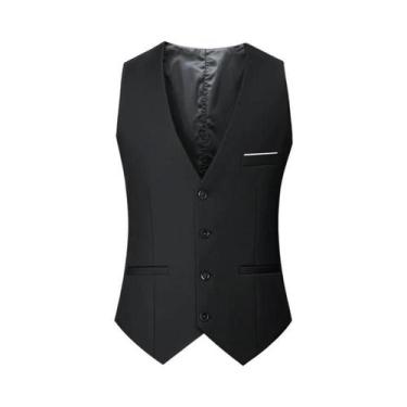 Imagem de Colete Social Masculino Sem Mangas Com Cintura Ajustável M-7XL Primave