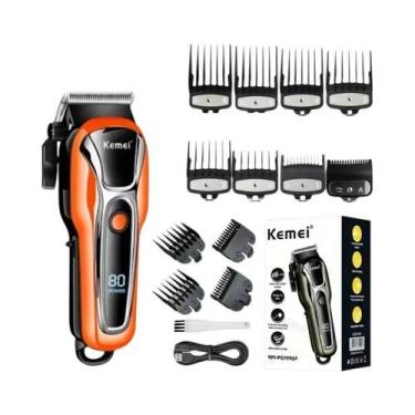 Imagem de Aparador De Cabelo Sem Fio Masculino Kemei PG1990A, Cortador De Cabelo