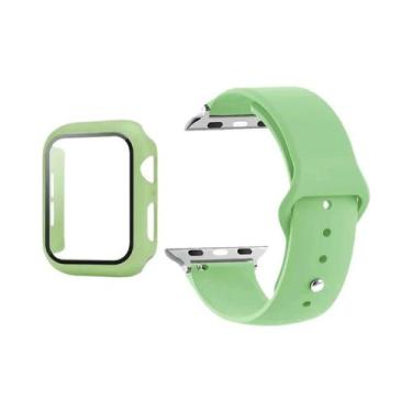 Imagem de Protetores De Tela Para Pulseira De Apple Watch, Estojo De Vidro Para 