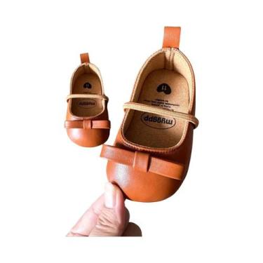 Imagem de Sapatos De Couro Multicoloridos Para Bebês, Meninos E Meninas, Sola De