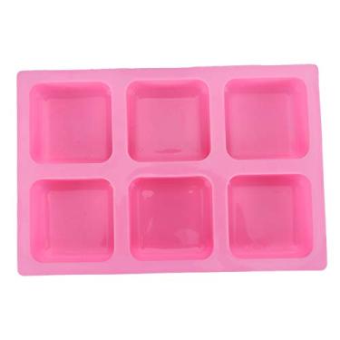 Imagem de YOUTHINK Molde de Silicone Quadrado, Moldes de Chocolate, Molde de Cozimento, de Fabricação de Sabão Reutilizável Com Textura Macia para Forno, Máquina de Lavar Louça, Geladeira, de Silicone