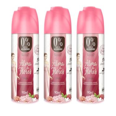 Imagem de Kit 3 Desodorante Spray Alma de Flores Floral Intense 90ml