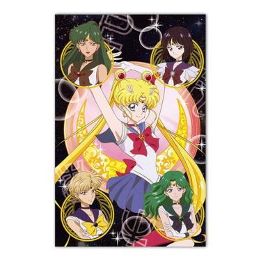 Imagem de Pôster Sailors Moons Anime Art 30x40cm Papel 30g