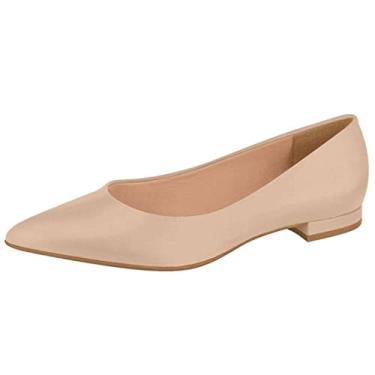 Imagem de Sapatilha Feminina Vizzano Bico Fino Bege 35