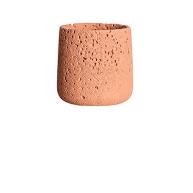 Imagem de Vasos de plantas vasos de flores de cimento vaso de jardinagem decorativo moderno com orifício de drenagem recipientes de plantas decorar salas, escritórios, quartos, salas de estar, vaso de flores