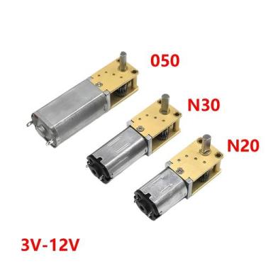 Imagem de Motor De Engrenagem De Metal Micro Mini DC 12V De Baixa Velocidade 4-7