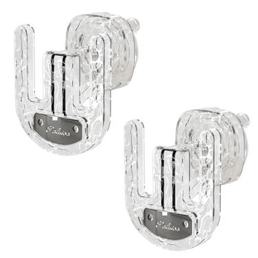 Imagem de MiOYOOW Suporte de parede para sapatos, 2 peças com ventosas, organizador de secagem de água de banheiro para toalhas, armazenamento de sandálias