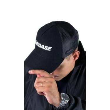 Imagem de Boné Trucker Aba Curva Preto La'Oase-Masculino