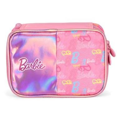 Imagem de Estojo Box Grande Bolsinha Porta Lapis Penal Menina Barbie-Feminino