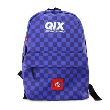 Imagem de Mochila QIX Chorão Eterno Roxa Masculina Feminina Escolar Básica Resis