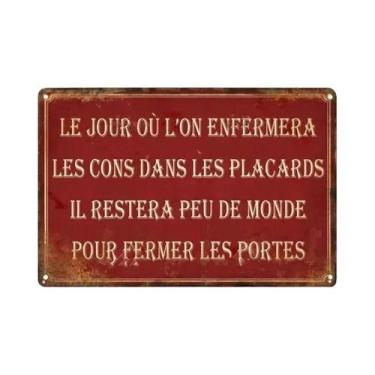 Imagem de Placa De Metal Vintage Retro Engraçada Para Decoração De Bar, Pub, Clu