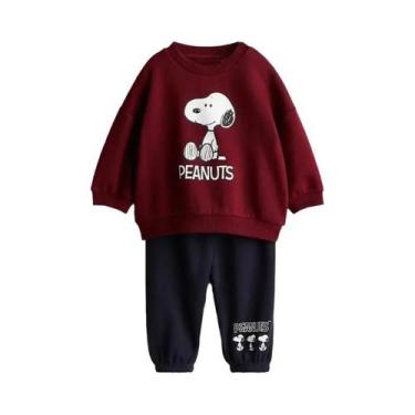 Imagem de Conjunto De Moletom De Manga Longa Mickey Mouse Para Crianças, Roupa D