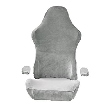 Imagem de DimyFew Protetoras para Cadeiras de Jogos E Escritório, Capa para Cadeira de Computador, Cinza claro, Tamanho real