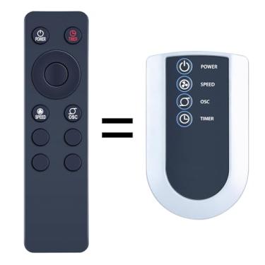 Imagem de Novo controle remoto de substituição adequado para Lasko 2510 2511 2711 M18950 T38301 T32200 2033667A M16950 S18635 U35115 2033667 U35120 T3621115 2033667 T379 Ventilador de torre oscilante 00 T38305