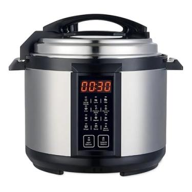 Imagem de Panela de pressão elétrica de aço inoxidável de 5 litros