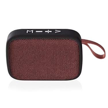 Imagem de Caixa de Som Portátil Threadless BT com Suporte a Cartão TF e Pen Drive USB Alta Definição Bateria Interna Recarregável Rádio FM Controle Multibotão Design Leve em Tecido Artístico