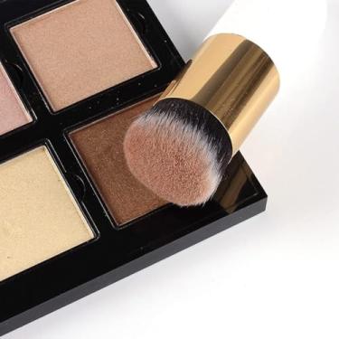 Imagem de Pincel de maquiagem especializado para base perfeita, blush e destaque, sem cheiro, adequado para todos os tipos de pele
