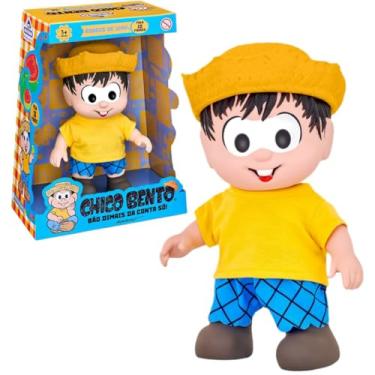 Imagem de Boneco Chico Bento Turma Da Mônica Fala 10 Frases Sonoro
