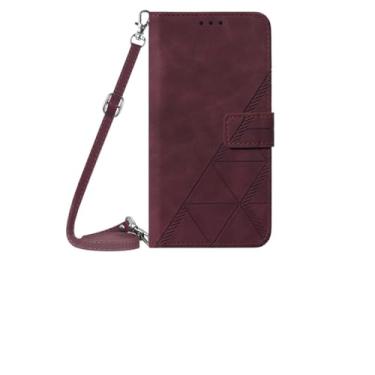 Imagem de For Itel S16 Pro Crossbody 3D Embossed Flip Leather Phone Case