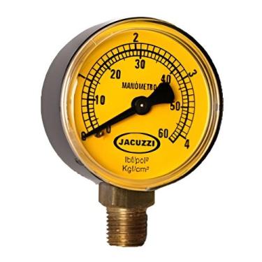 Imagem de Manômetro De Pressão Para Filtro De Piscina Jacuzzi 60 Psi