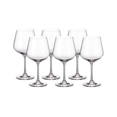 Imagem de Conjunto de Taças para Vinho Burgundy Bohemia Strix 600ml - 6 Peças