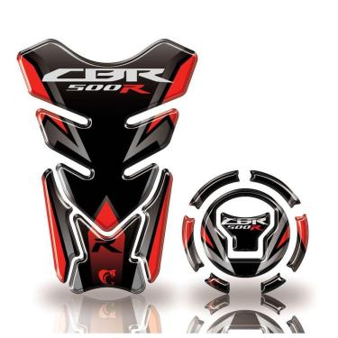 Imagem de Adesivo Protetor Tanque E Bocal Honda + 2018 Cbr 500R Preto