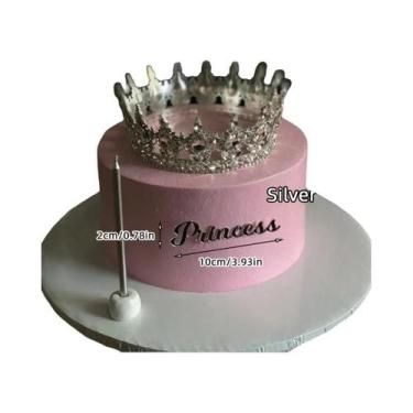 Imagem de Topo De Bolo De Aniversário Para Meninas Em Acrílico, Decoração De Fel