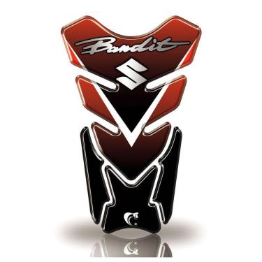Imagem de Protetor De Tanque Adesivo Moto Suzuki Bandit Vermelho